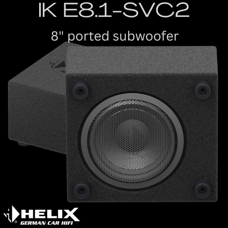 Helix IK E8.1-SVC2 8" ported subwoofer