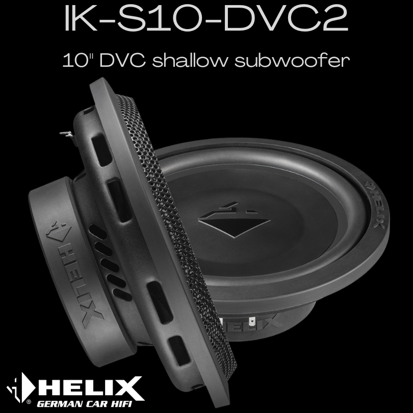 Helix IK-S10-DVC2 shallow 10" sub