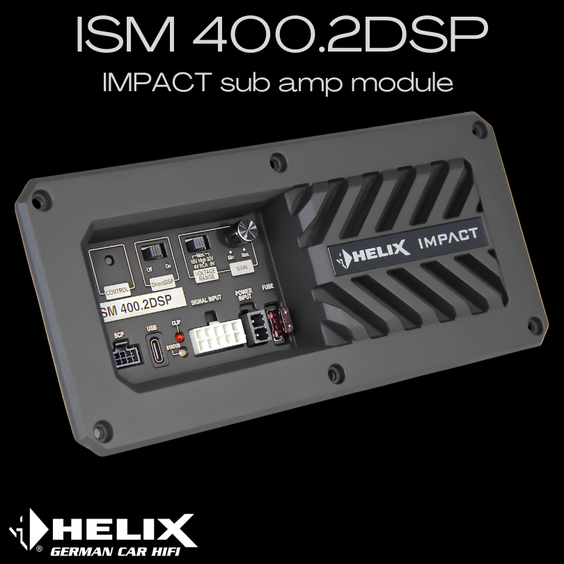Helix Impact ISM 400.2 amp with DSP