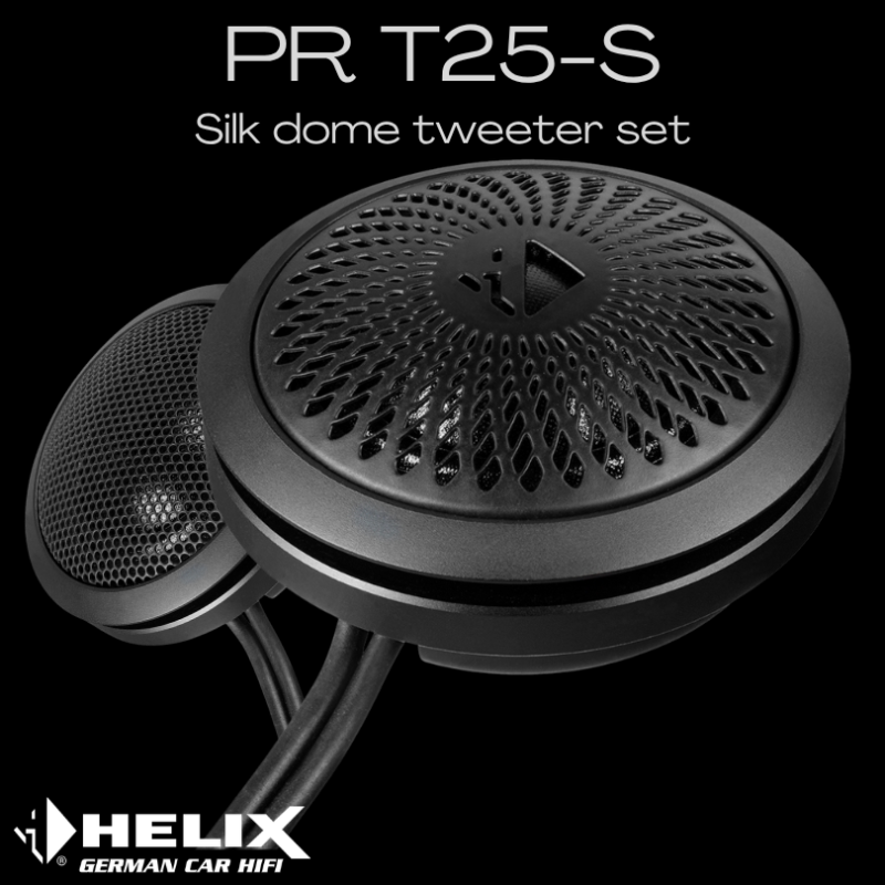 Helix "Pure" PR T25-S silk dome tweeters