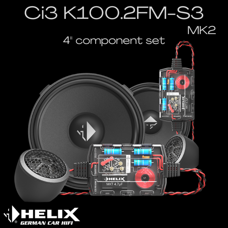 Helix Ci3 K100.2FM-S3 Mk2 4" Component Set